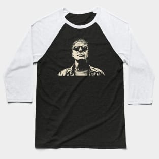 Retro Anthony Bourdain Gifts Baseball T-Shirt